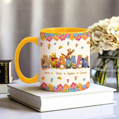 Mama Bear - Personalized Mama Accent Mug