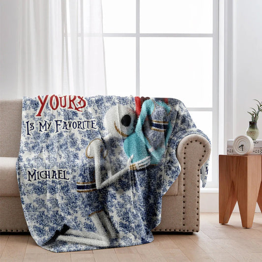 Funny Gift For Couple - Personalized Couple Blanket