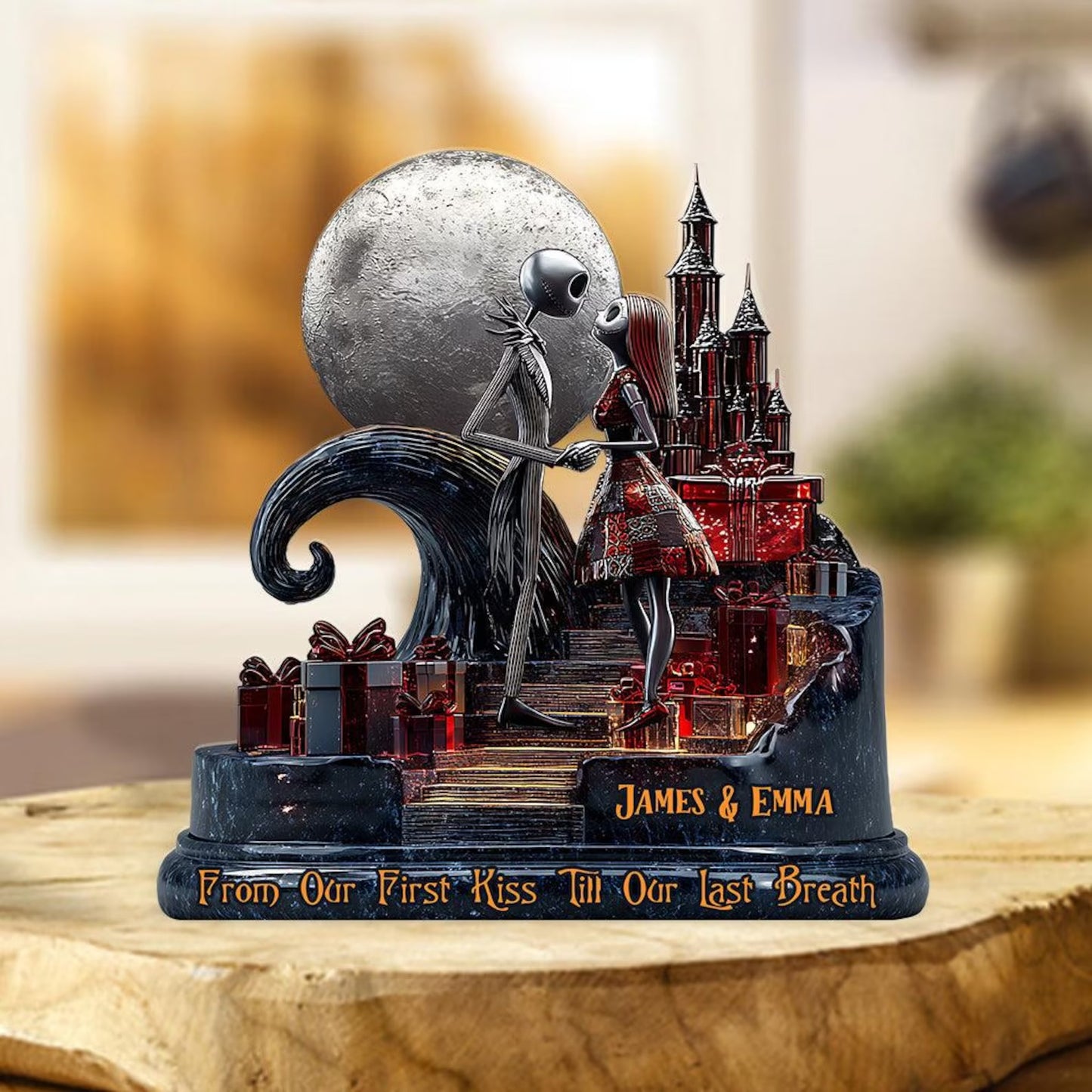 Personalized Scary Couple Custom Shaped Acrylic Plaque