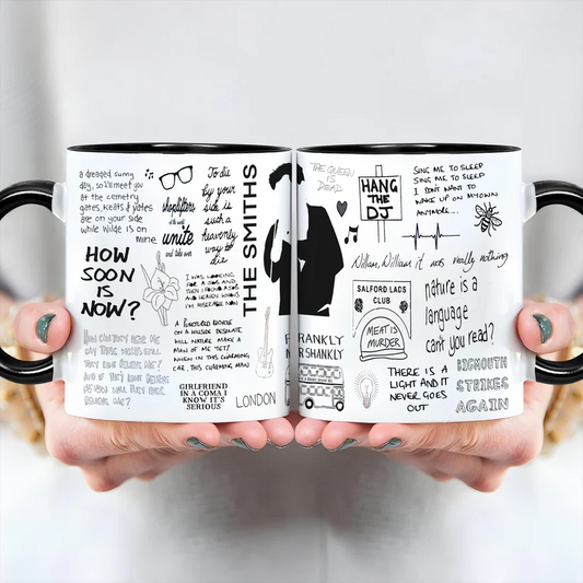 The Smiths Doodle Lyrics Accent Mug