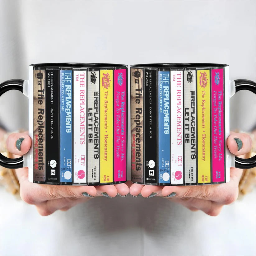 The Replacements Albums Cassette Collection Retro Accent Mug