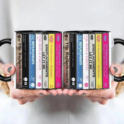 The Replacements Albums Cassette Collection Retro Accent Mug