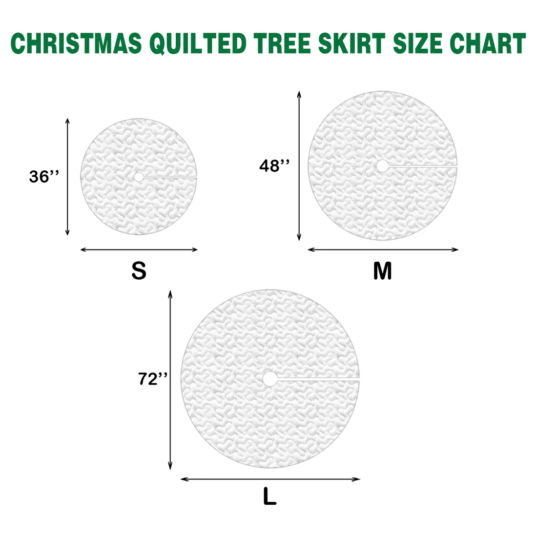 Snowy Schnauzer Quilted Christmas Tree Skirt
