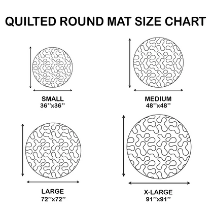 Bone Riser Quilted Round Mat
