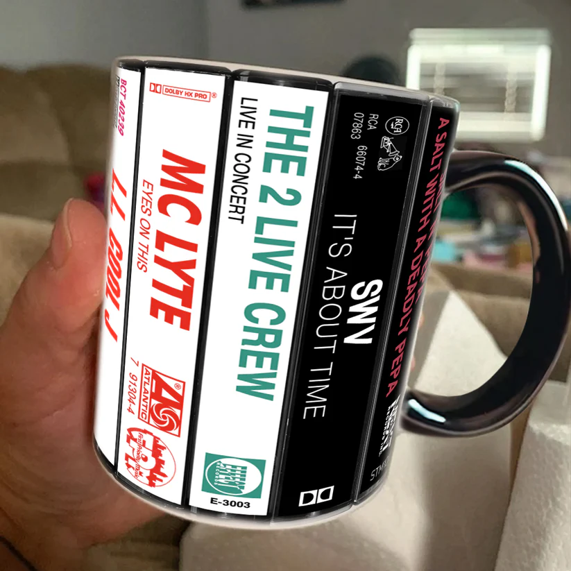 Hip Hop Tapes Cassette Collection Retro Accent Mug
