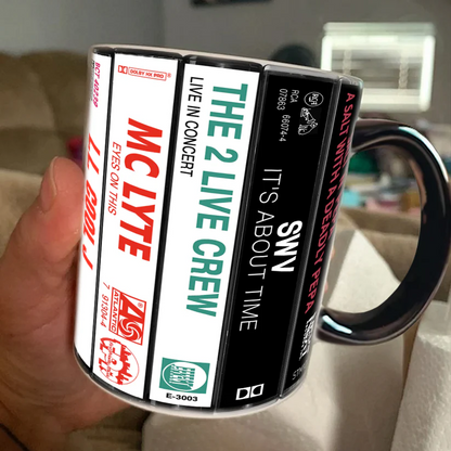 Hip Hop Tapes Cassette Collection Retro Accent Mug