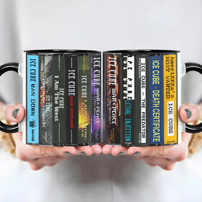 Ice Cube Albums Cassette Collection Retro Accent Mug
