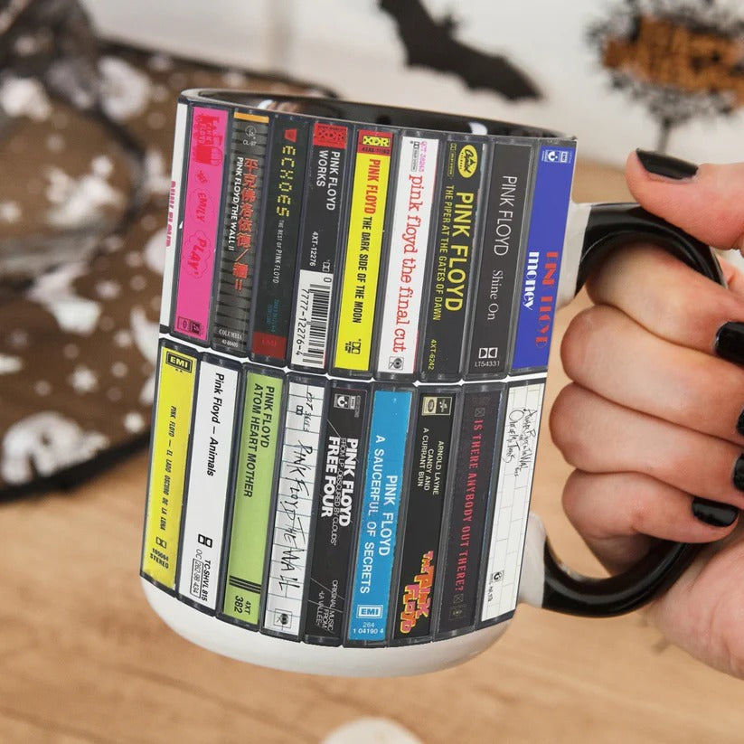 Pink Floyd Albums Cassette Retro Collection Accent Mug - Extended Vers