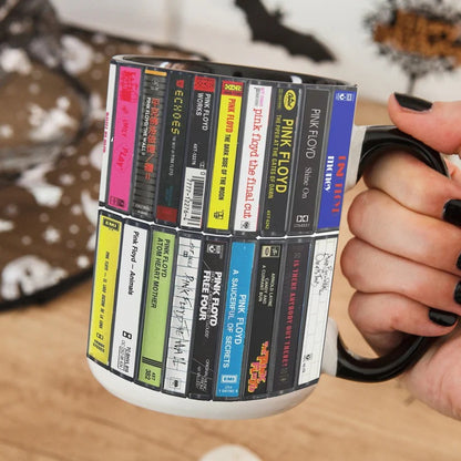 Pink Floyd Albums Cassette Retro Collection Accent Mug - Extended Vers