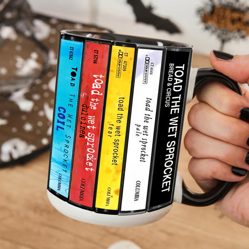 Toad the Wet Sprocket Albums Cassette Collection Retro Accent Mug
