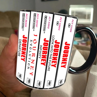 Journey Albums Cassette Retro Collection Accent Mug