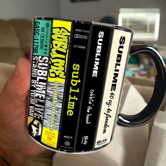 Sublime Albums Cassette Collection Retro Accent Mug