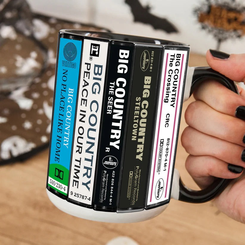 Big Country Albums Cassette Collection Retro Accent Mug