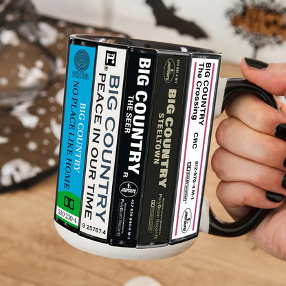 Big Country Albums Cassette Collection Retro Accent Mug