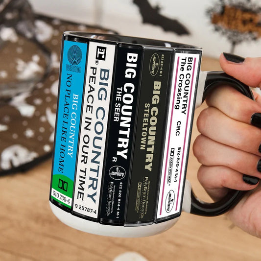 Big Country Albums Cassette Collection Retro Accent Mug