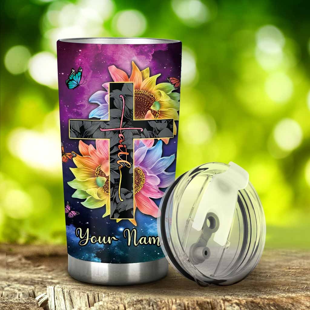 Faith Love - Personalized Jesus Tumbler