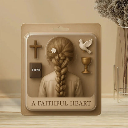 A Faithful Heart - Personalized Custom Shaped Acrylic Plaque