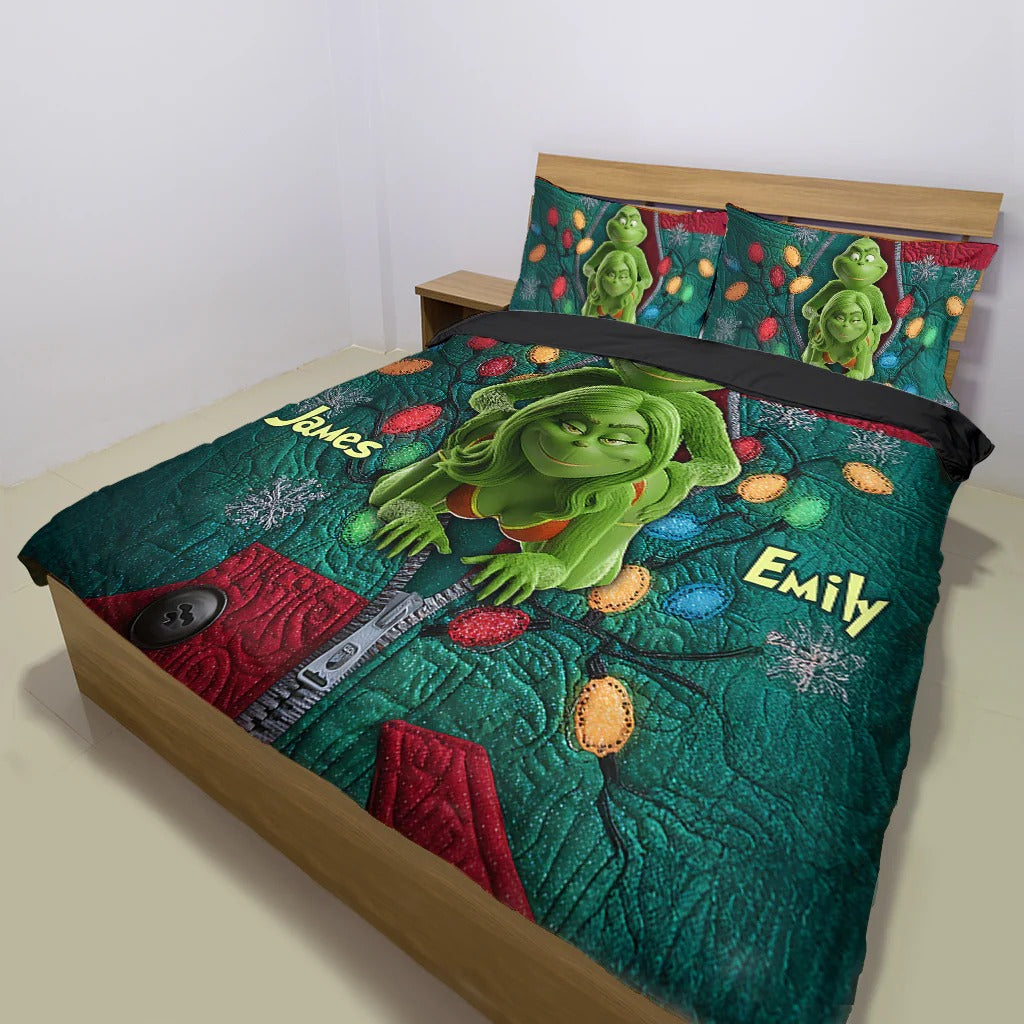 I Love You - Personalized Stole Christmas Bedding Set