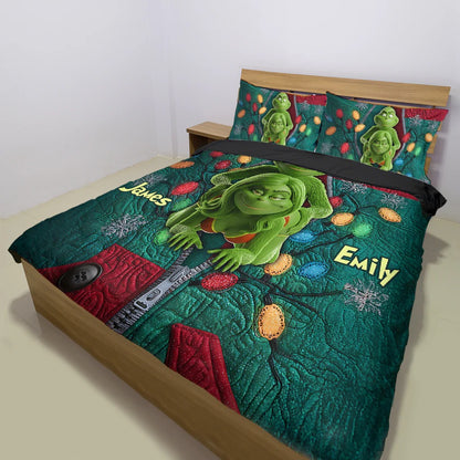I Love You - Personalized Stole Christmas Bedding Set