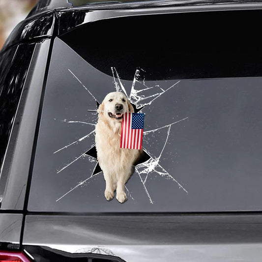 Dog america Vinyl Decal, Dog Decal