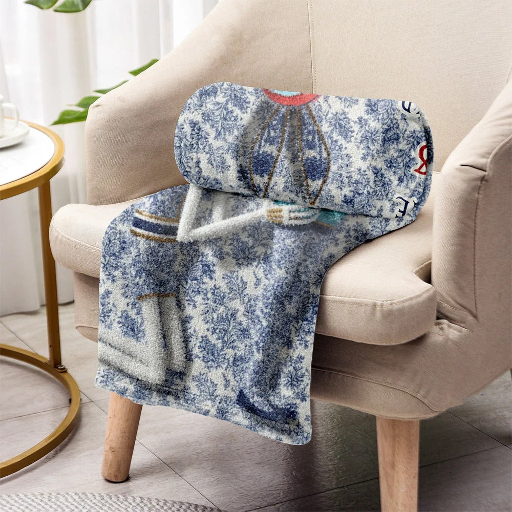 Funny Gift For Couple - Personalized Couple Blanket