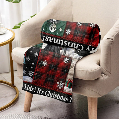 Merry Christmas Couple- Personalized Nightmare Blanket