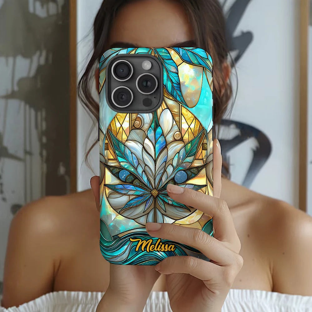 Stunning Leaf, Personalized Weed Phone Case