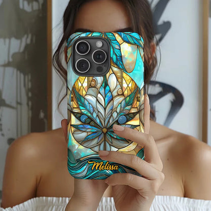 Stunning Leaf, Personalized Weed Phone Case