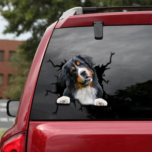Funny White Labrado Dogs Decal, Dog Decal