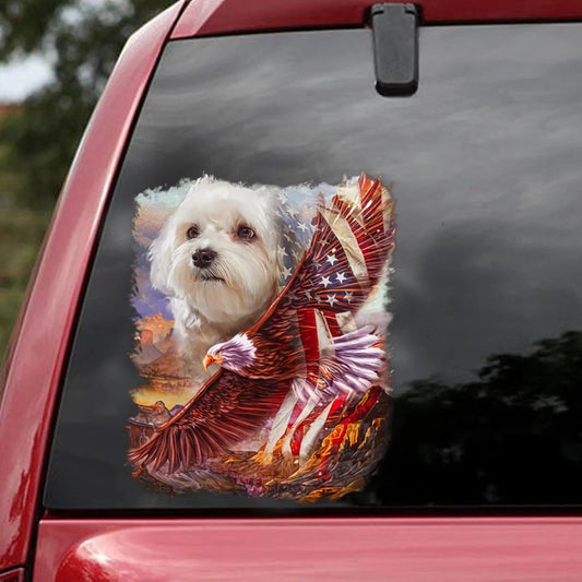 Dog America Car Vinyl Decal, Dog Decal