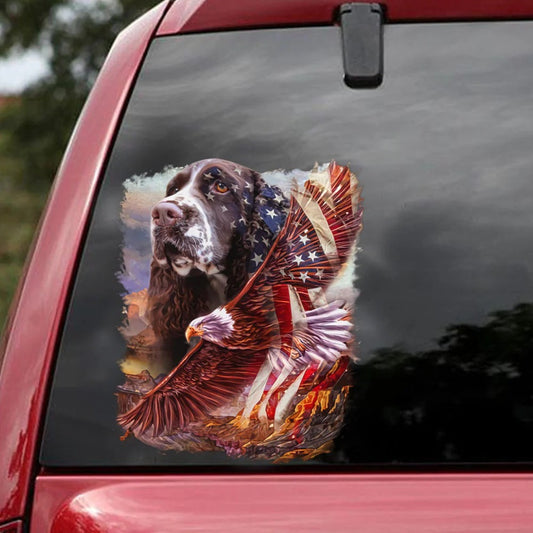 Dog America Car Vinyl Decal, Dog Decal