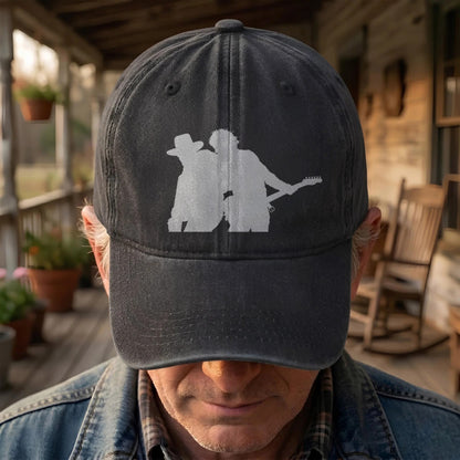 Classic Music Denim Cap – Retro Rock Music Fan Cap