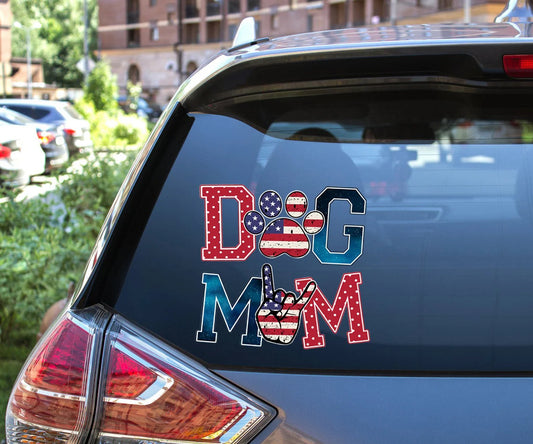 Dog mom car dog lovers Sticker, Dog Decal