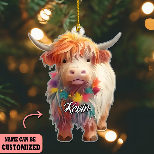 Cow Cute Ornament Christmas - Gift For Cow Lover's