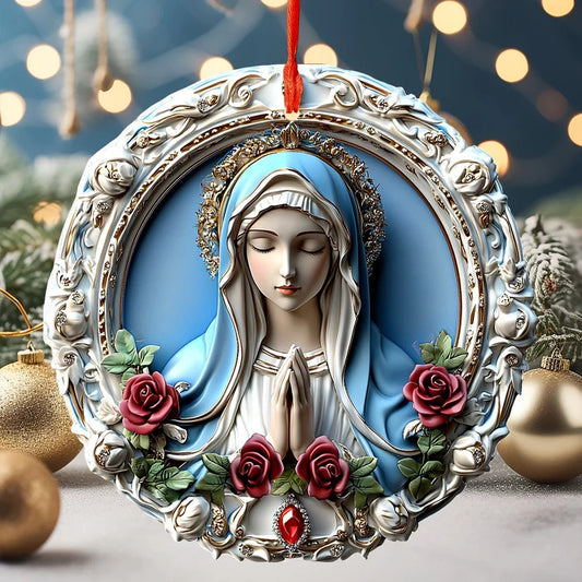 Sacred Heart Virgin Mary Ornament