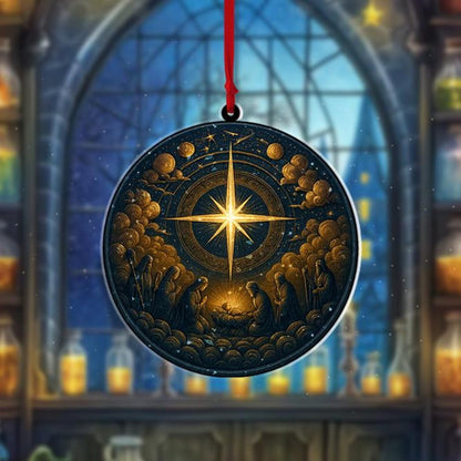 Nativity Scene Christmas Ornament