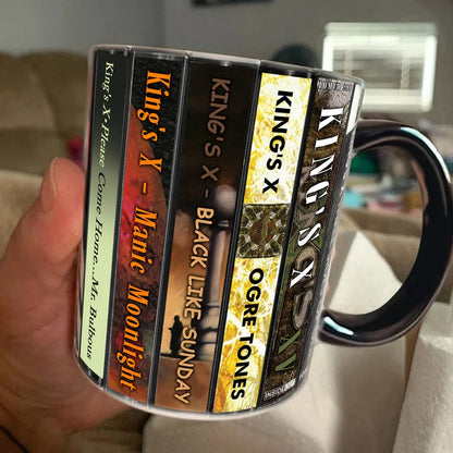 King’s X Albums Cassette Collection Retro Accent Mug