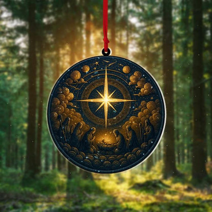 Nativity Scene Christmas Ornament