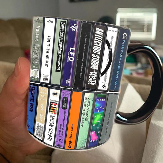 Electronic Dance Music Albums Cassette Collection Accent Mug