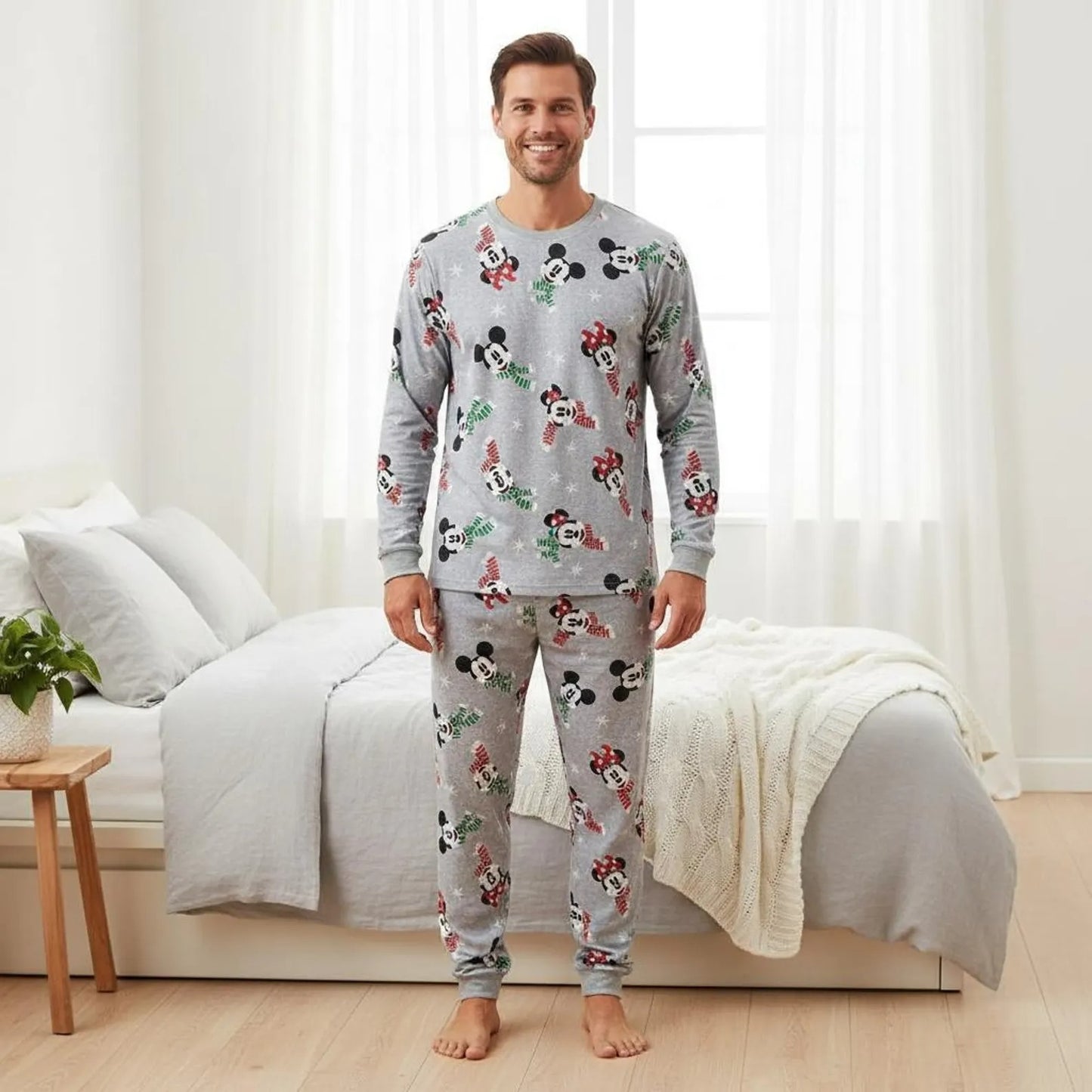Mouse Christmas Pajamas Set