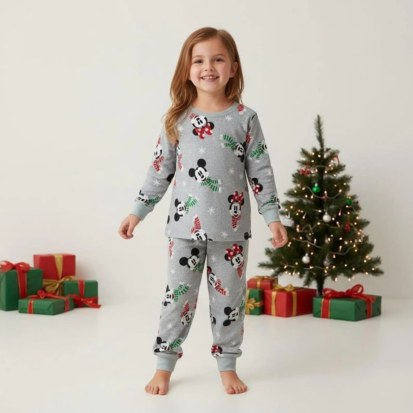 Mouse Christmas Pajamas Set