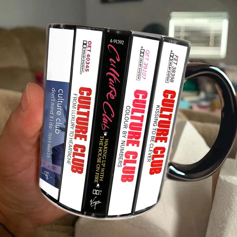 Culture Club Albums Cassette Collection Retro Accent Mug