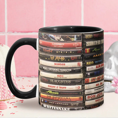 Heavy Metal Kings Classic Tapes Rock Accent Mugs
