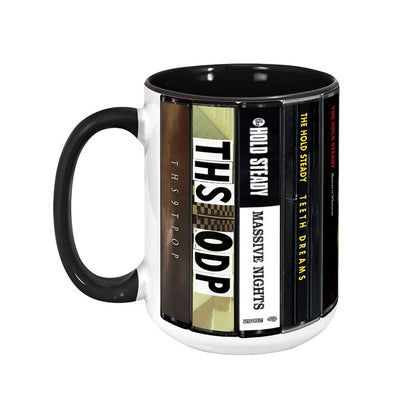 The Hold Steady Albums Cassette Collection Retro Accent Mug