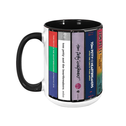 Tom Petty Albums Cassette Retro Collection Accent Mug