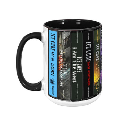 Ice Cube Albums Cassette Collection Retro Accent Mug