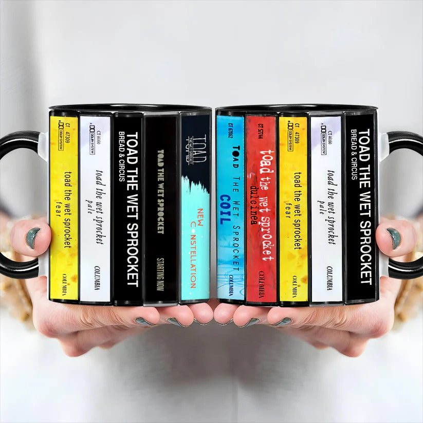 Toad the Wet Sprocket Albums Cassette Collection Retro Accent Mug