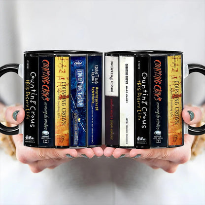 Counting Crows Albums Cassette Collection Retro Accent Mug
