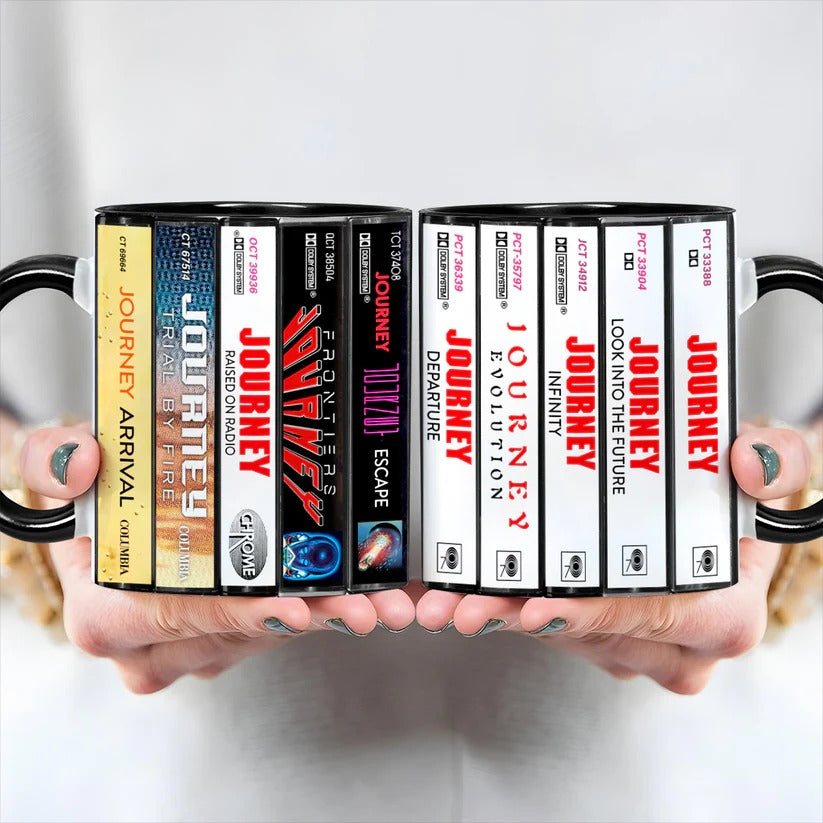 Journey Albums Cassette Retro Collection Accent Mug