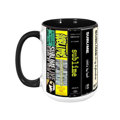 Sublime Albums Cassette Collection Retro Accent Mug